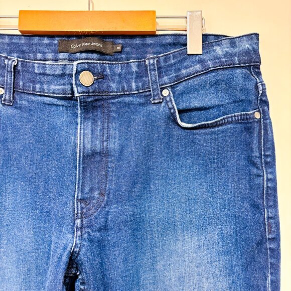 CALVIN KLEIN Blue washed jeans men | Classic straight denim | Size 36 * - Picture 7 of 11